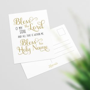 Kaart - Bless the Lord o my soul