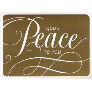 Kaart - God's peace to you