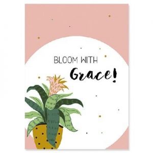 A4 Poster - Bloom with grace