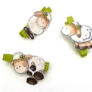 Knijper vrolijk schaap 3x5 cm