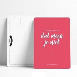 Kaart - Dat meen je niet