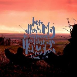 Kaart – Kom allen tot Mij...