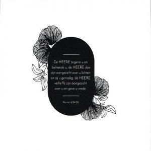 Kaart – De Heere Zegene U En Hij Behoede U