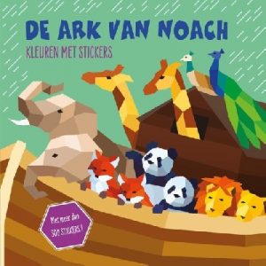 De ark van Noach - kleuren met stickers