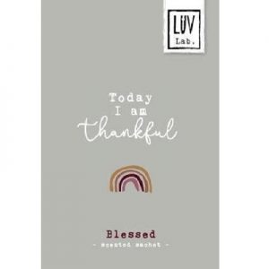 Geurzakje - Today I am thankful
