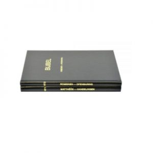 Grote letterbijbel NT - Statenvertaling 2 delen