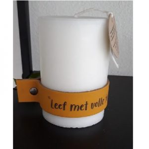 Stompkaars met leren band – Leef met volle teugen