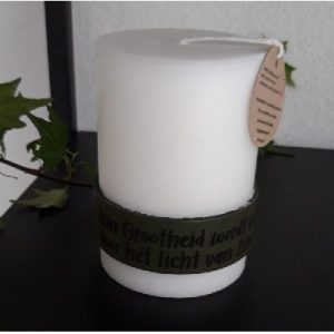 Stompkaars met leren band – Zijn grootheid...