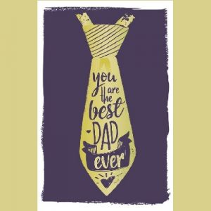 Wenskaart - Best dad ever