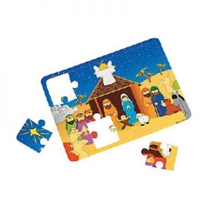 Nativity puzzle - foam