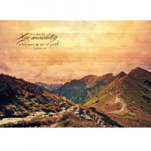 Wandbord - Hoe machtig is Uw naam