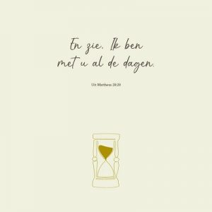 Enkele kaart - En zie, Ik ben met u al de dagen