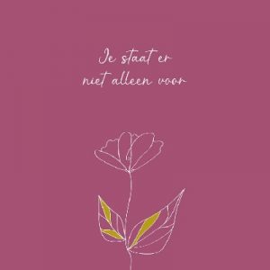 Enkele kaart - Je staat er niet alleen voor