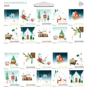 Decemberzegels 2024 - vel van 20 stuks