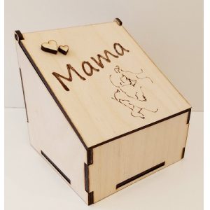 Houten doosje - Mama