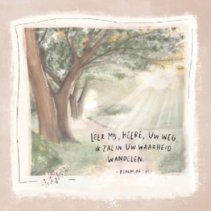 Enkele kaart - Leer mij, HEERE, Uw weg