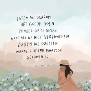 Enkele kaart -  Laten we daarom het goede doen