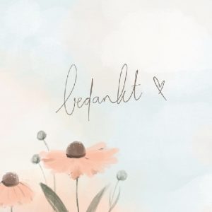 Enkele kaart - Bedankt