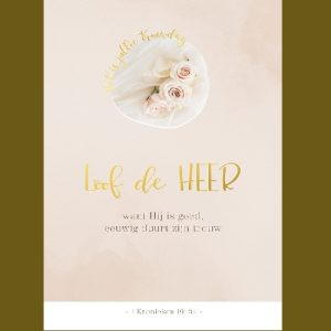 Enkele kaart - Het is jullie trouwdag