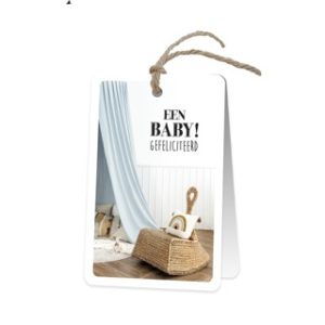 Wenskaart - Een baby! Gefeliciteerd