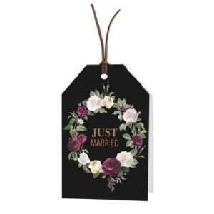 Wenskaart - Just married