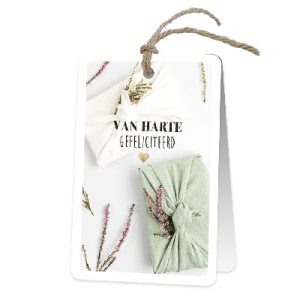 Wenskaart - Van Harte Gefeliciteerd