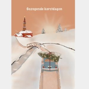 Enkele Kaart - Gezegende kerstdagen