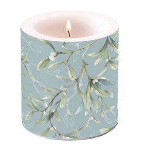 Kaars Mistletoe  Ø7,5 x h8 cm Paraffine