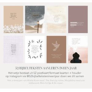 52 Bijbelkaarten met standaardje
