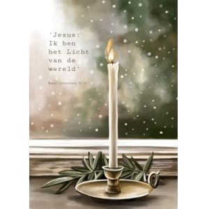 Enkele kaart - 'Jezus: Ik ben het Licht van de wereld'