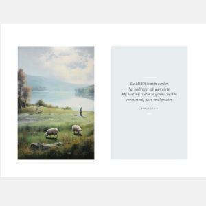 A5 Poster set -  De HEER is mijn herder