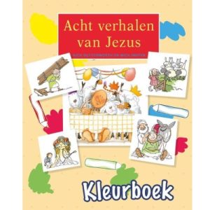 Acht verhalen van Jezus - kleurboek