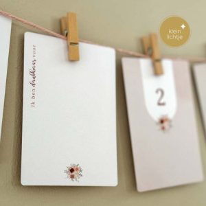 Set 40 st. - Dankkaartjes