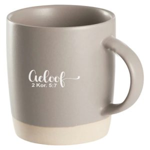 Mok - Geloof 2 Korinthiërs 5:7  - grijs