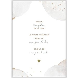 Wenskaart - Mogen liefde en trouw