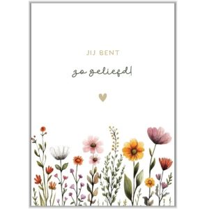 Wenskaart - Jij bent zo geliefd!