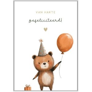 Wenskaart - Gefeliciteerd