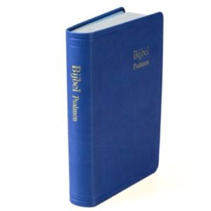 Zakbijbel met berijmde Psalmen (ritmisch) - groot - blauw