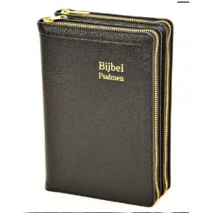 Zakbijbel met berijmde Psalmen (ritmisch) - rits - duimgrepen