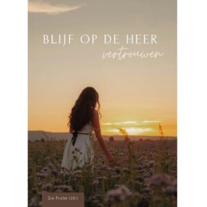 Enkele kaart - Blijf op de Heer vertrouwen