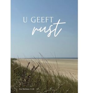 Enkele kaart - U geeft rust