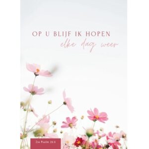 Enkele kaart - Op U blijf ik hopen elke dag weer