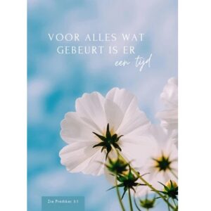 Enkele kaart - Voor alles wat gebeurt is er een tijd