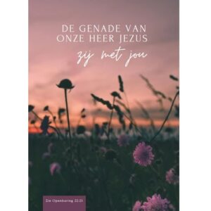 Enkele kaart - De genade van onze Heer Jezus zij met jou