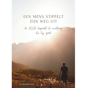 Enkele kaart - Een mens stippelt zijn weg uit