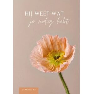 Enkele kaart - Hij weet wat je nodig hebt