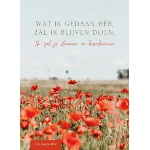 Enkele kaart - Wat Ik gedaan heb, zal Ik blijven doen,Ik zal je steunen en beschermen
