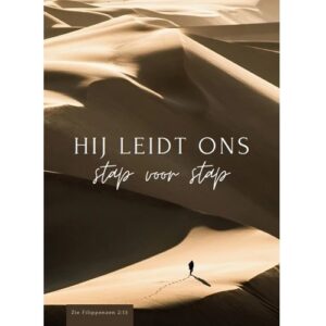 Enkele kaart - Hij leidt ons stap voor stap