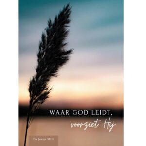 Enkele kaart - Waar God leidt, voorziet Hij