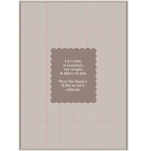 Enkele kaart - Hij is nabij, in momenten van vreugde